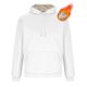 thumbnail image 5 of Sudadera con capucha para hombre, jersey de cuello alto, elástico, de color liso, de poliéster., 5 of 8