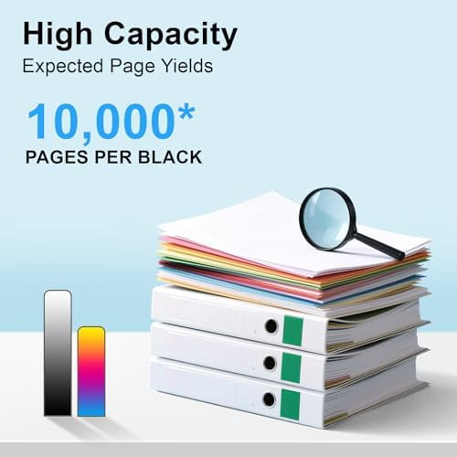 Compatible Printers:981X Ink Cartridges Replacement for PageWide Enterprise Color 556 556dn 556xh MFP 586 MFP 586z MFP 586dn MFP 586f Printer Package Contents:4-Pack 981X Ink Cartridge Set.Black 981X