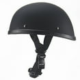 thumbnail image 2 of Fauful Lightest Motorcycle Flat Dot Beanie Helmet Half Helmet Cap For Skid Scooter Chopper, 2 of 5