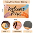 thumbnail image 6 of Anjinsoft Outdoor Easter Entrance Doormats 17" x 30", Thick Rubber Backed Non Slip Non-absorbent Entryway Rugs , Bunny Ears, 6 of 7