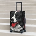 thumbnail image 6 of Gukieu Independence Day Collie Print Suitcase Protective Cover, Elastic Zipper Buckle Suitcase Protective Cover, Suitable for Travel, Business Trip-Small, 6 of 7