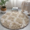 thumbnail image 3 of Plush Round Carpet Super Soft Non Slip Fluffy Good Water Absorption Round Rug for Bedroom Sofa, 3 of 7