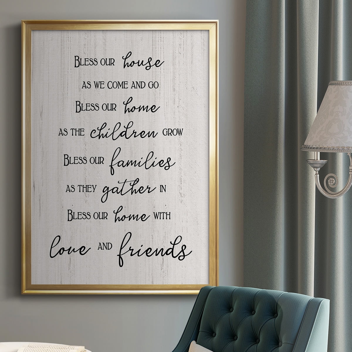Love and Friends Premium Framed Print - Ready to Hang