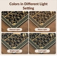 thumbnail image 7 of Design&I 8'x10' Washable Area Rug Extra Large Skid-Resistant Low Profile Bamboo Snake Sofa Gothic Boho Vintage Trellis Bird Scroll Border for Living Room, Family, 7 of 7