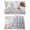 Off-White, variant on Gnomes Easter Placemats Set of 8, Colorful Spring Floral Weeping Eggs Retro Art Placemats for Dining Table, Place Mats for Kitchen Tabletop, Waterproof Wipeable Dining Table Mats Set
