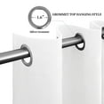 thumbnail image 5 of Easy-Going Solid Print Grommet Blackout Curtain Panel, 52" x 84" 2 Panels, 5 of 7