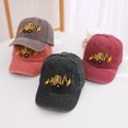 thumbnail image 2 of fastboy Durable Kids Baseball Cap Built To Withstand Playtime Sun Protection Breathable wine red 1Set, 2 of 6