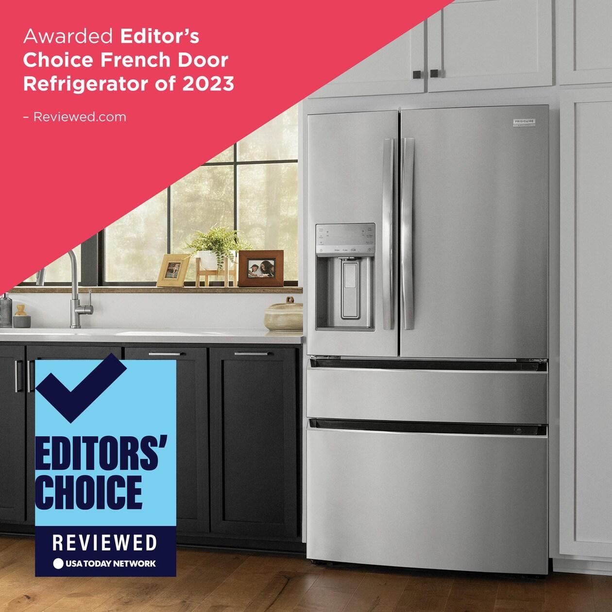 Frigidaire Gallery 21.5 Cu. Ft. Counter-Depth 4-Door French Door Refrigerator