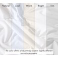 thumbnail image 7 of RUVANTI Flannel Sheets – King Sheet Set, Ultra Soft & Cozy Double Brushed, 15" Deep Pocket, 360° Elastic For Secure Fit, No Pilling, 4 Pieces (Flat, Fitted, 2 Pillowcases), Snow White, 7 of 7