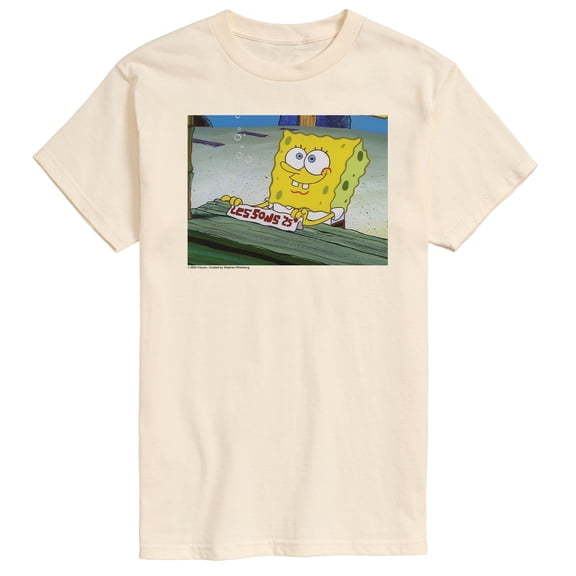 Spongebob Squarepants - Lessons - Men's Short Sleeve Graphic T-Shirt