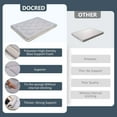 thumbnail image 3 of Zikebtuy Japanese Futon Floor Mattress Queen Size, Floor Mattress Pad, Foldable Tatami Mat Portable Dormitory Sleeping Pad, Roll Up Floor Lounger Bed for Adult Child, Gray, 3 of 6