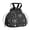 Cat and Skull, variant on Moth and Flower Gothic Pattern Drawstring Insulated Lunch Bag for Women, Stain-Resistant Large Lunch Tote with Multi-Pockets for Work Office