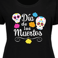 thumbnail image 4 of Inktastic DÃ­a De Los Muertos Sugar Skulls Women's Plus Size T-Shirt, 4 of 5