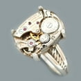 thumbnail image 5 of 1pc of Accessory, Mechanical Disc Design, Metallic Ring, Personalized Men'S Ring,【silvery】6, 5 of 5