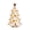 Large, variant on 2 Pcs Vintage Lighted Christmas Tree Figurine, Mini Tabletop Centerpiece, Glowing LED Lights, Festive Holiday Decor, Nostalgic Winter Pines Gift for Women, Indoor Home Keepsake