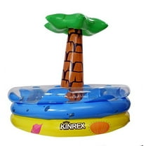 KINREX Inflatable Palm Tree Cooler, Hawaiian & Luau Theme Party Decor, Perfect for Pool Party & Summer BBQ Party, Inflatable Bar Cooler ,Swimming Party Decoration Inflatable Chiller, Measures 25?? Tal