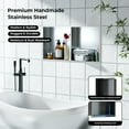 thumbnail image 2 of Shower Niche 12 * 24 in Stainless Steel Wall Niche for Storage Easy Installation, 2 of 6