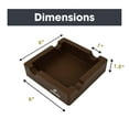 thumbnail image 4 of PARDO Brown Silicone Ashtray Pack of 3 - 4xCigar Holder for Large Ring Gauge Cigars - Unbreakable Ashtrays for Outdoors & Patio, 4 of 6