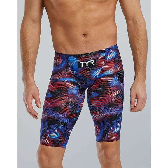Tyr Mens Avictor 2.0. Low Waist USA Jammer Swimsuit