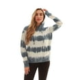 thumbnail image 4 of Just Love Women's Loop Terry Tie Dye Hoodie (Tie Dye Navy Cream, 3X), 4 of 4