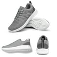 thumbnail image 6 of vibdiv Mens Shoes Running Sneaker Casual Sport Breathable Comfortable Walking Shoes Grey Size 9, 6 of 8