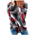 thumbnail image 2 of Sweat à Capuche Mode pour Femmes 2023 Col Rond Mode Décontractée Manches Longues Imprimé Sweat-Shirt Blouse 50 % de Réduction Costumes Halloween/noël, 2 of 5