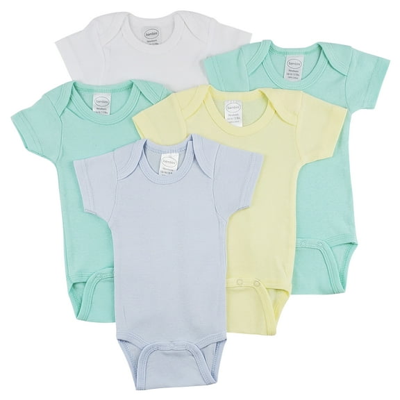Bambini Short Sleeve One Piece 5 Pack
