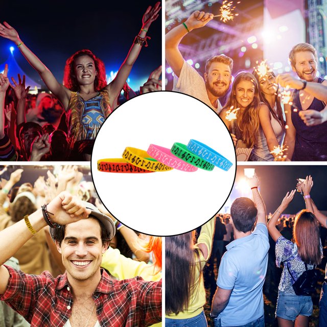 BEADCEST 10Ud Para Festival De Con Material Duradero De Notas Musicales Varias