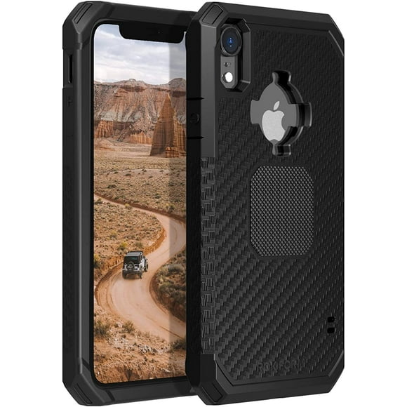 Rokform - iPhone XR Magnetic Case with Twist Lock, Military Grade ged iPhone Case Series (Black)
