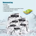 thumbnail image 4 of Toystoory Bolsas impermeables de 6 piezas, sacos secos ligeros, accesorios de natación para deportes acuáticos, suministros de Rafting para Deportes acuáticos Camuflaje zona nevada, 4 of 6