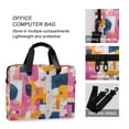 thumbnail image 4 of FORMRS 16" Laptop Bag Carrying Sleeve Case with Handle Travel Shoulder Briefcase, Art Geometric, 4 of 8