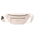 thumbnail image 2 of Taotanxi Fanny Pack Waist Pack for Women, Fashion Waist Bag With Adjustable Strap for Travel Sports Running White, 2 of 4