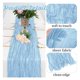 thumbnail image 5 of 8 Pack Baby Blue Cheese Cloth Table Runners 90x300cm, 5 of 5