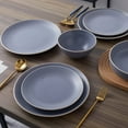 thumbnail image 2 of Stone Lain Lauren 32-Piece Dinnerware Set Stoneware, Light Gray, 2 of 6