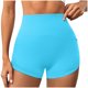 thumbnail image 4 of Puntoco Pantalones cortos de algodón para mujer, pantalones de yoga de cintura alta para mujer, levantamiento de glúteos, fitness, color melocotón, 4 of 4