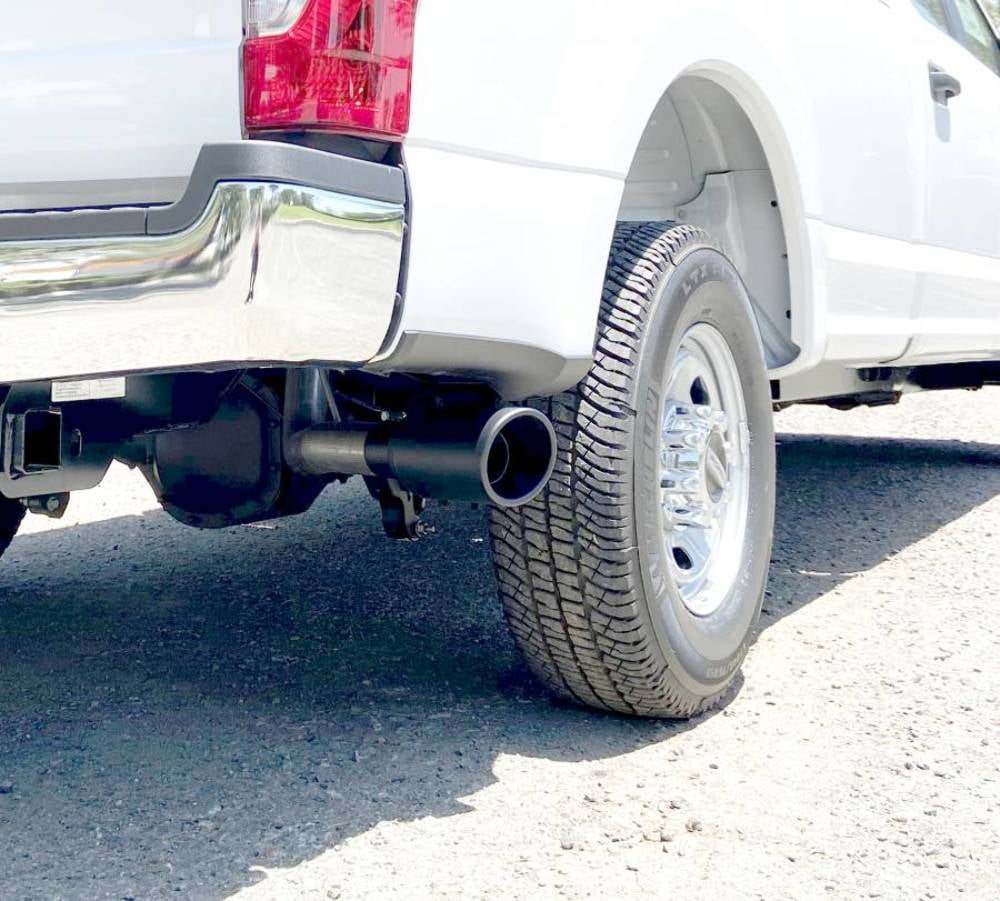 Gibson Performance Black Elite Cat-Back Single Exhaust System, Stainless Fits select: 2020-2021 FORD F250 SUPER DUTY, 2020-2021 FORD F350 SUPER DUTY
