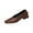 Brown, variant on Xfvqtps Womens Flats Low Heel Slip on Shoes with Woven Texture Casual Square Toe Flat Shoes for Women Work Flats Comfortable Dressy Shoes Black