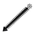 thumbnail image 5 of Outdoor Snow Gauge 36in Snow Measuring Snowfalls Gauge with for Yard Decorations Garden Rain Gauge, 5 of 9