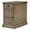 Brown, variant on Multifunctional End Table With 2 Cup Holders Drawer USB Ports For Small Space (23'' H x 14'' W x 24.3'' D)