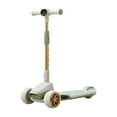 thumbnail image 1 of DYNWAVECA Trottinette pour Enfants à 3 Roues Trottinette à Pousser Portable Hauteur Ajustable Trottinette à 3 Roues Pliable Trottinette pour Enfants pour Cour Extérieur Vert, 1 of 10