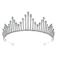 thumbnail image 1 of Bridal Rhinestone Tiara for Girl Wedding Crown Rhinestone Bride Tiara Headband, 1 of 7