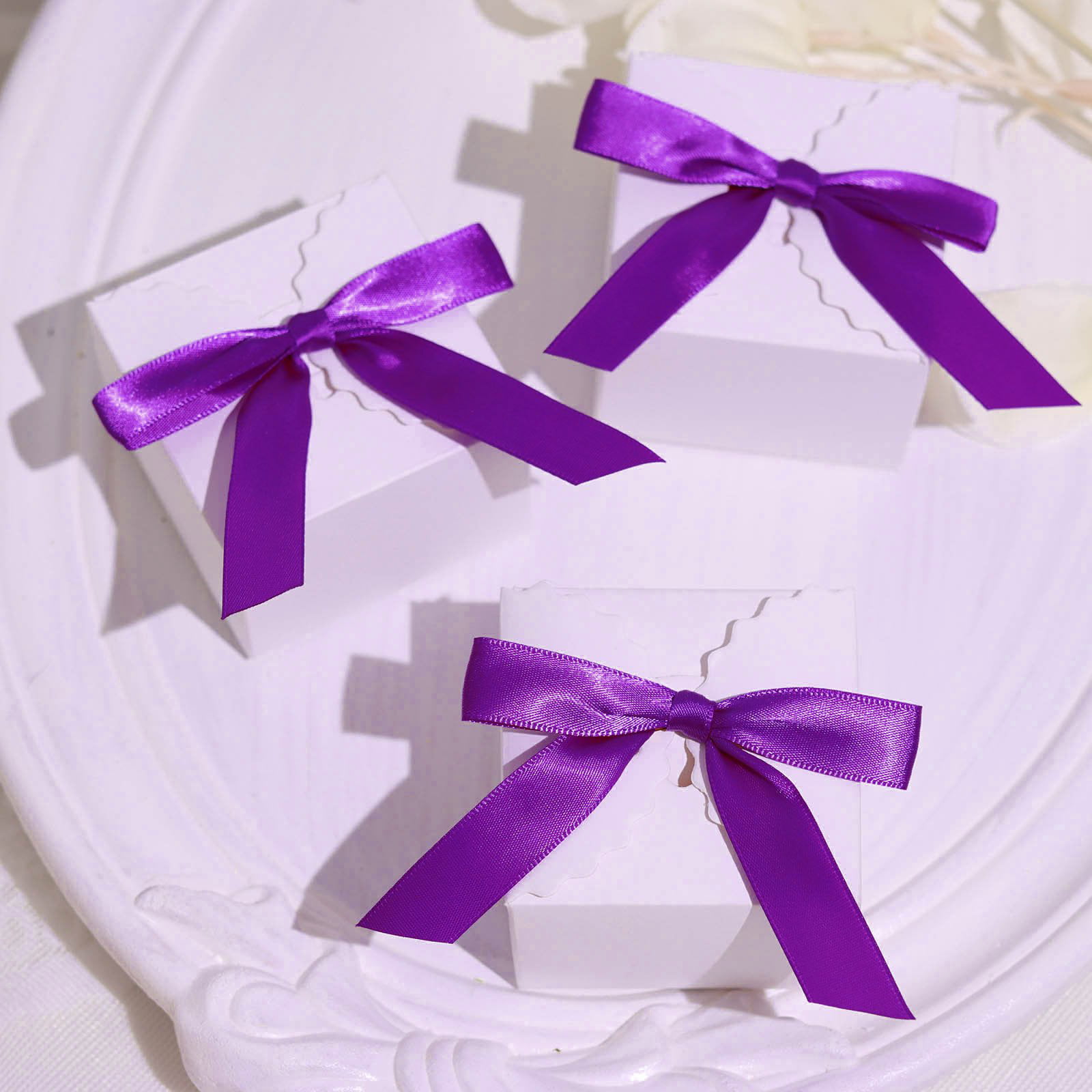 We've Tied The Knot 3/8" Wedding Favor Ribbon 28 Colors! 2 Sizes 