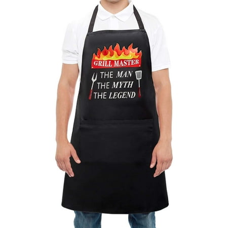 BBQ Grill Apron Funny Barbeque Chef Apron Master Apron Waterproof Apron ...