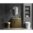 thumbnail image 4 of Elegant Kitchen and Bath Alden 36 inch Single Bathroom Vanity in Chestnut Brown, 4 of 10