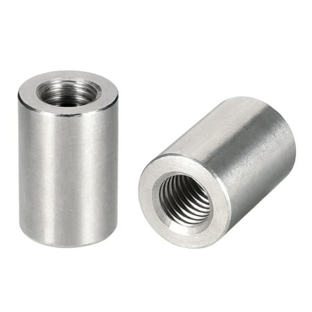 

Round Connector Nuts M12x30mm Height Sleeve Rod Nut Stainless steel 5 Pcs