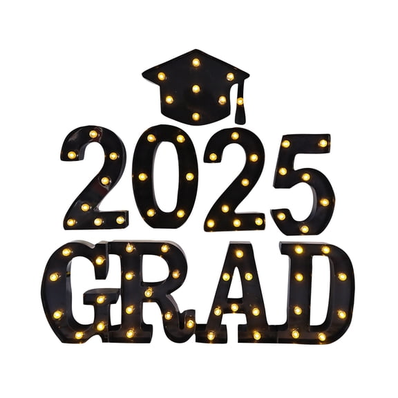Graduation Season Party Decorations Graduate GRAD Letter Lights Bachelor Hats To Celebrate Graduation Party Decoration Lights