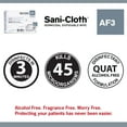 thumbnail image 4 of Sani-Cloth AF3 Germicidal Wipes, Surface Disinfectant, 5 in x 8 in, 50 Wipes, 1 Pack, 4 of 7