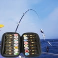 thumbnail image 3 of Techinal 16pcs Fishing Lures Spinners Baits Spoon Set with Tackle Bag Trout Bass Tackle, 3 of 13
