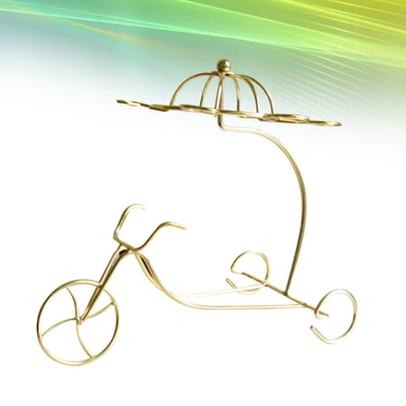 FUTUREORYY Metal Wine Bottle Holder Golden Iron Wine Rack with Charming Design for Bar Use