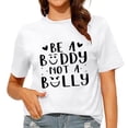 thumbnail image 1 of Tops de Ajuste Suelto para las Mujeres Blusas Impresas Pullover de Manga Corta, Cuello Redondo Top de Poliéster Casual, 1 of 6